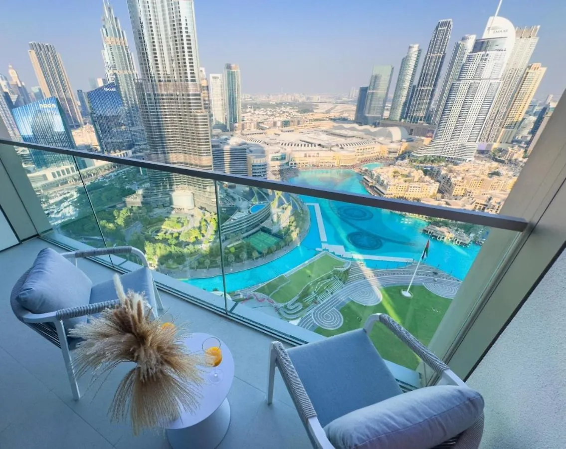 Grande Signature Residences 2Br - Epic Burj Khalifa View At 42Nd Floor For 6-Guests Dubai Apartment