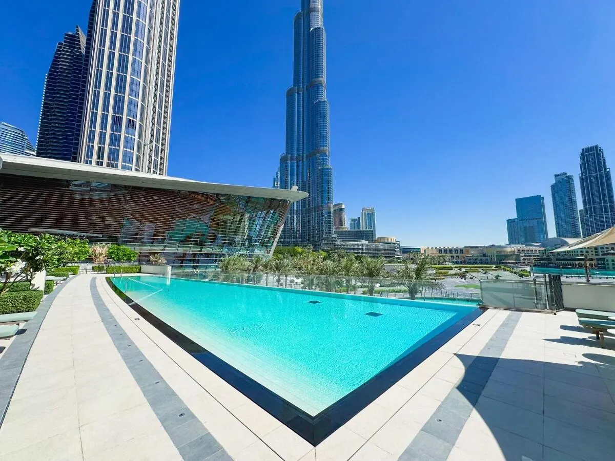 Grande Signature Residences 2Br - Epic Burj Khalifa View At 42Nd Floor For 6-Guests Dubai Apartment