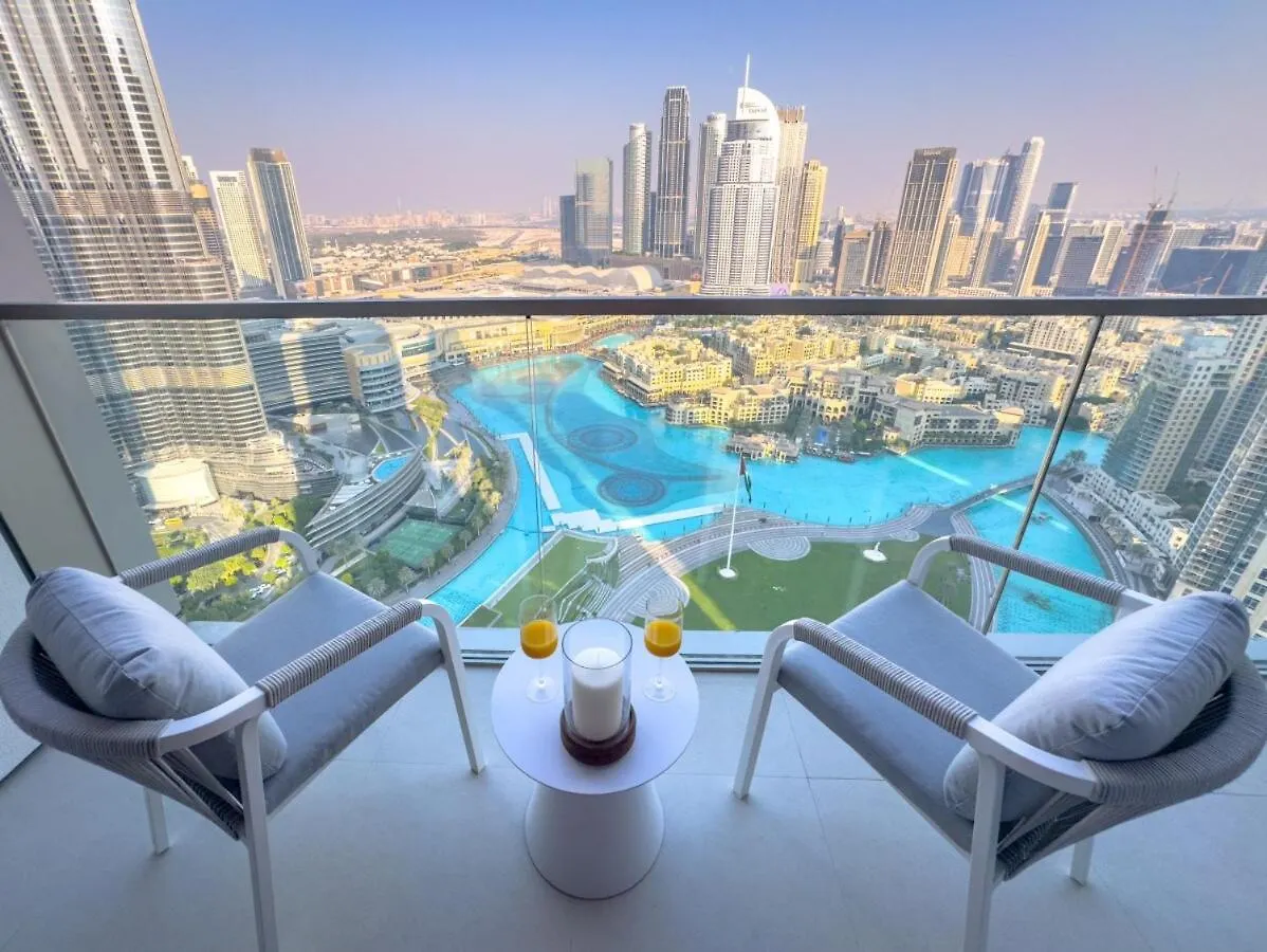 Grande Signature Residences 2Br - Epic Burj Khalifa View At 42Nd Floor For 6-Guests Dubai Apartment